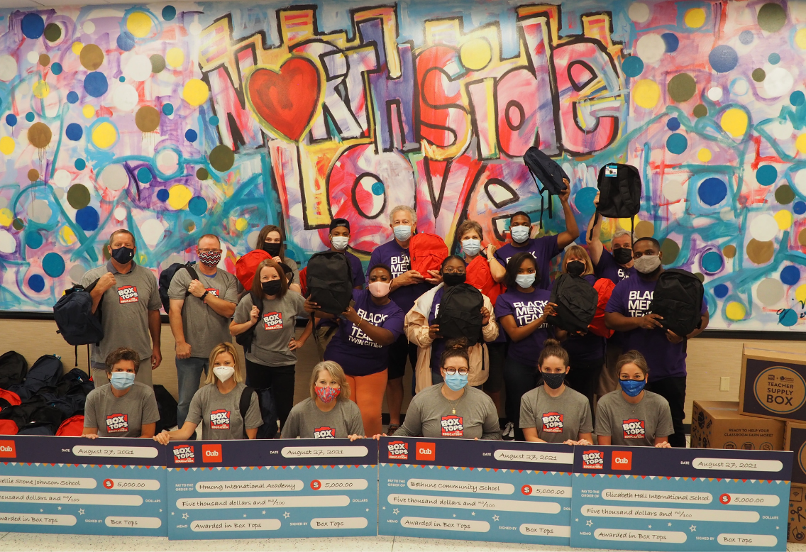 Box Tops for Education backpacking event for Black Men Teach